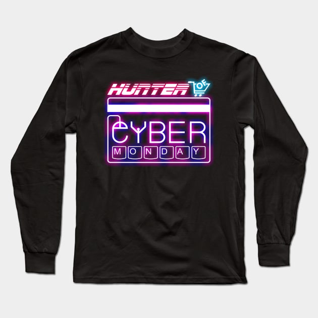 Cyber Monday Long Sleeve T-Shirt by casikancil